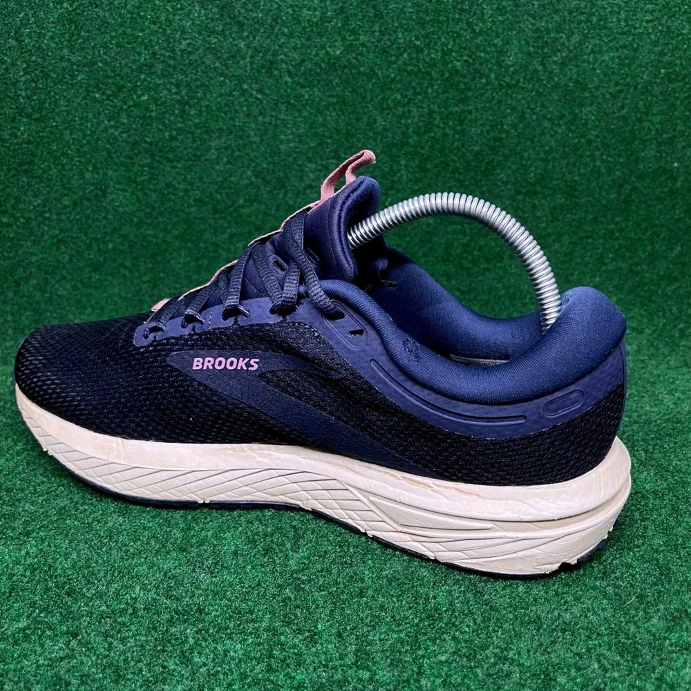 Brooks Revel 7 Running Shoes Navy Pink‎ Athletic Sneakers Women's US 10.5 B